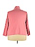 Croft & Barrow Plus 100% Cotton Pink Cardigan Size 3X - photo 2