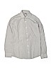 DKNY Gray Long Sleeve Button-Down Shirt Size 14 - photo 1