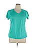 Tek Gear 100% Polyester Teal Active T-Shirt Size XL - photo 1