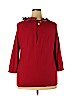 rsvp by TALBOTS Red Pullover Sweater Size 2X - photo 2