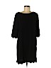 Monteau Black Casual Dress Size L - photo 1