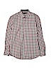 Report Collection Red Long Sleeve Button-Down Shirt Size 14 - photo 1