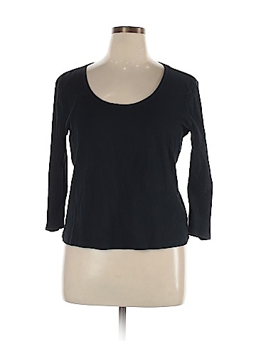 Chaps 3/4 Sleeve Top (view 1)