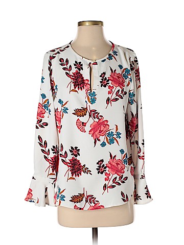 Ann Taylor Long Sleeve Blouse (view 1)
