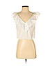 Forever 21 100% Cotton Ivory Short Sleeve Blouse Size S - photo 1