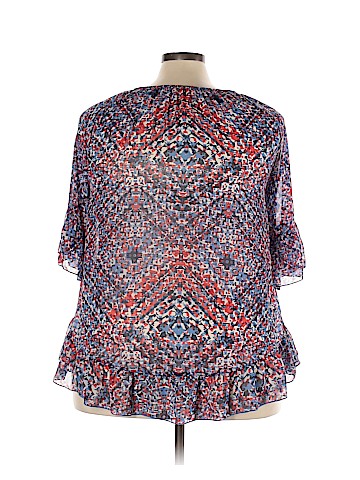 Cha Cha Vente Short Sleeve Blouse (view 2)