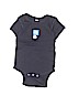 Rabbit Skins 100% Cotton Blue Short Sleeve Onesie 3-6 MO / 6 MO - photo 1
