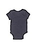 Rabbit Skins 100% Cotton Blue Short Sleeve Onesie 3-6 MO / 6 MO - photo 2