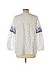 Old Navy 100% Cotton White Long Sleeve Blouse Size XL - photo 2