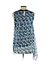 RACHEL Rachel Roy 100% Polyester Blue Sleeveless Blouse Size L - photo 2