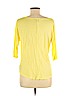 Forever 21 100% Rayon Yellow 3/4 Sleeve T-Shirt Size S - photo 2