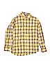 Gap Kids 100% Cotton Yellow Long Sleeve Button-Down Shirt Size L (youth) - photo 1