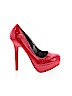 Forever 21 Red Heels Size 7 1/2 - photo 1