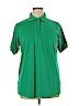 Roaman's Green Short Sleeve Polo Size 14 - photo 1