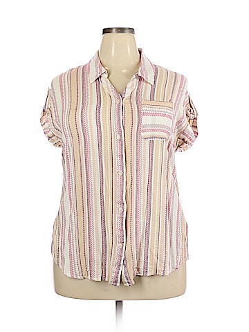 Assorted Brands Short Sleeve Button-Down Shirt (view 1)