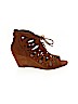 Material Girl Brown Wedges Size 6 1/2 (wide) - photo 1