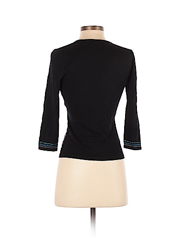 INC International Concepts Long Sleeve Silk Top (view 2)