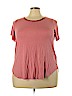 Alfani Pink Short Sleeve Top Size 3X - photo 1