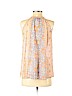 Joie 100% Silk Orange Sleeveless Silk Top Size XS - photo 2