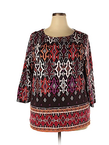 Ruby Rd. 3/4 Sleeve Top (view 1)