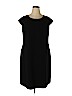 Jones Studio 100% Polyester Black Casual Dress Size 18 - photo 1