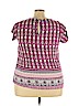 Kenar 100% Rayon Pink Short Sleeve Blouse Size 3X - photo 2