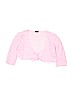 Assorted Brands 100% Acrylic Pink Cardigan Size L (youth) - photo 1