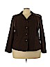 Sag Harbor 100% Polyester Brown Blazer Size 22 - photo 1