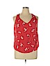 Old Navy 100% Rayon Red Sleeveless Blouse Size XL - photo 1