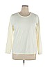 Lands' End Ivory Long Sleeve Top Size XL - photo 1