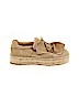 J/Slides 100% Leather Tan Flats Size 7 1/2 - photo 1