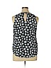 Old Navy 100% Rayon Blue Sleeveless Blouse Size XL - photo 2