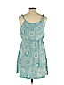 Ann Taylor LOFT Outlet Green Casual Dress Size L (petite) - photo 2