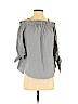 A. Byer Gray 3/4 Sleeve Blouse Size M - photo 1