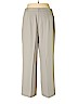 Roaman's 100% Polyester Gray Dress Pants Size 18 - photo 2