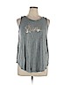 Old Navy 100% Rayon Gray Sleeveless Top Size XL - photo 1