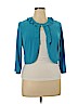Danny & Nicole Blue Shrug Size 14 - photo 1