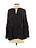 MICHAEL Michael Kors 100% Polyester Black Long Sleeve Blouse Size S - photo 1