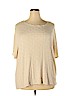 Croft & Barrow Ivory Short Sleeve Top Size 3X - photo 1