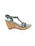 Bandolino Green Wedges Size 7 1/2 - photo 1