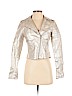 Bernardo 100% Polyurethane Ivory Faux Leather Jacket Size S - photo 1