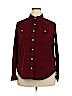 Universal Thread 100% Cotton Burgundy Long Sleeve Button-Down Shirt Size XXL - photo 1