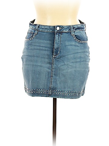 a.n.a. A New Approach Denim Skirt (view 1)