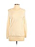 Ann Taylor 100% Merino Extra Fine Wool Ivory Wool Pullover Sweater Size L (petite) - photo 1
