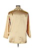 Pink K 100% Polyester Gold Long Sleeve Blouse Size 1X - photo 2
