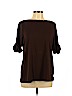 Karen Scott 100% Cotton Brown 3/4 Sleeve T-Shirt Size 1X - photo 1