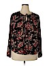 Knox Rose Black Long Sleeve Blouse Size XXL - photo 1