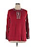 Dana Buchman Red Pullover Sweater Size 0X - photo 1