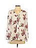 rue21 100% Polyester White Long Sleeve Blouse Size XL - photo 1