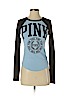 Victoria's Secret Pink Blue Long Sleeve T-Shirt Size XS - photo 1